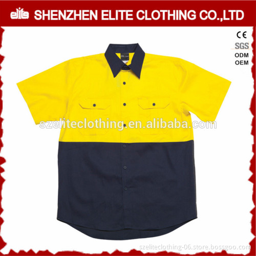 professional painters fluorescent safety hi vis cotton drill workwear